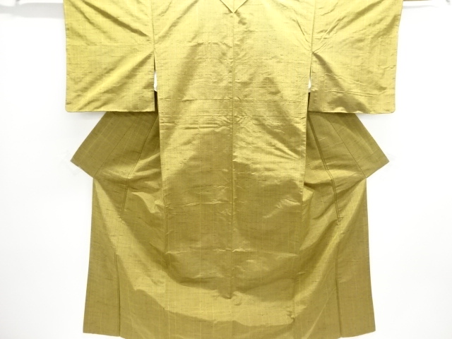 JAPANESE KIMONO / TSUMUGI / WOVEN STRIPE